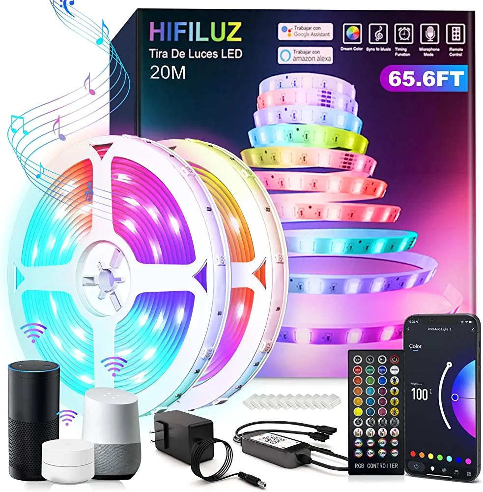Garza Bombilla Multicolor Mando Distancia LED RGB. Smart Store
