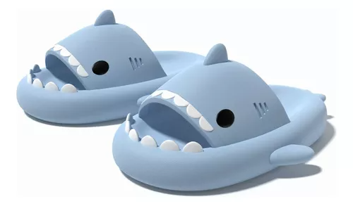 Sandalia Tiburon Comodas Eva Dama Hombre Shark Chancla 4cm