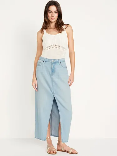 Falda Maxi De Mezclilla Old Navy Para Mujer