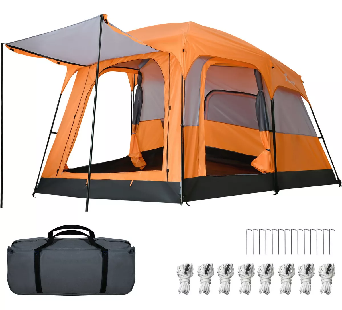 Carpa camping Centurfit Camping mkz-tiendacamver8 mkz-tiendacamver8 naranja