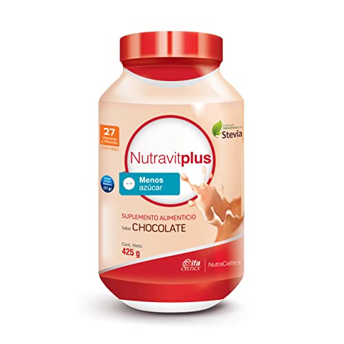 Nutra-Celtics Nutravit plus Reducido en Azúcar Suplemento Alimenticio edulzado c