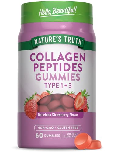 Gomitas de Colágeno Tipo 1 y 3 Nature's Truth Fresa - 60.00 Gomas