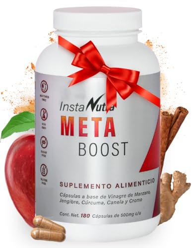META Boost: Metabolismo. Vinagre de Manzana con Cúrcuma, Jengibre, Canela y Crom