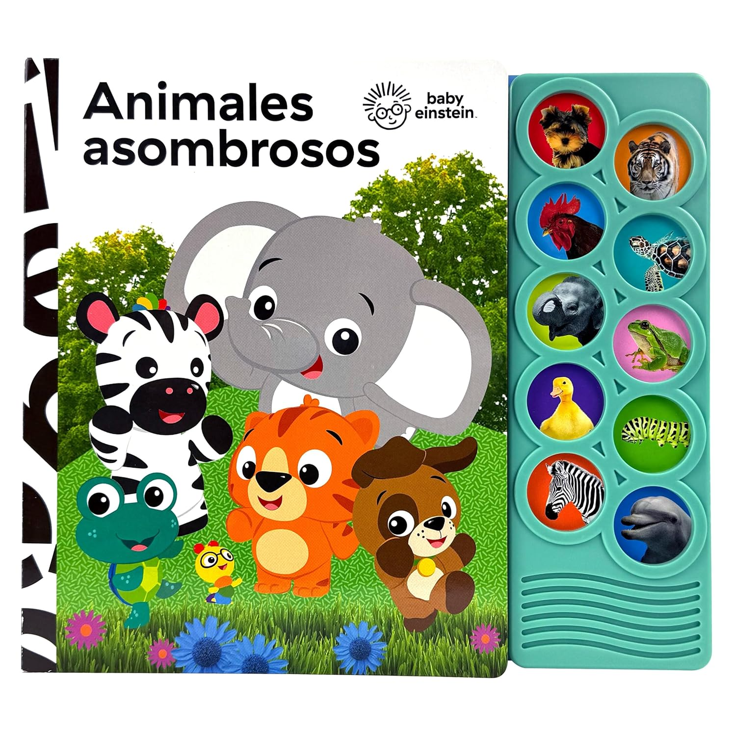 Libro - Baby Einstein: Animales Asombrosos - Libro con 10 Botones de Sonidos - P