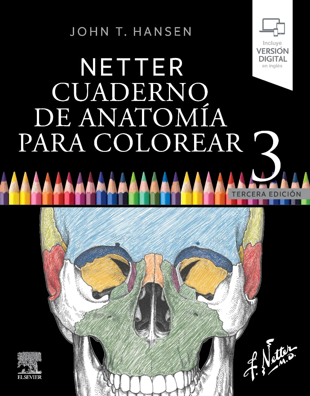 Libro - Netter. Cuaderno de anatomía para colorear (3ª ed.)
