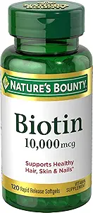 Biotina Nature's Bounty 120 Cápsulas blandas