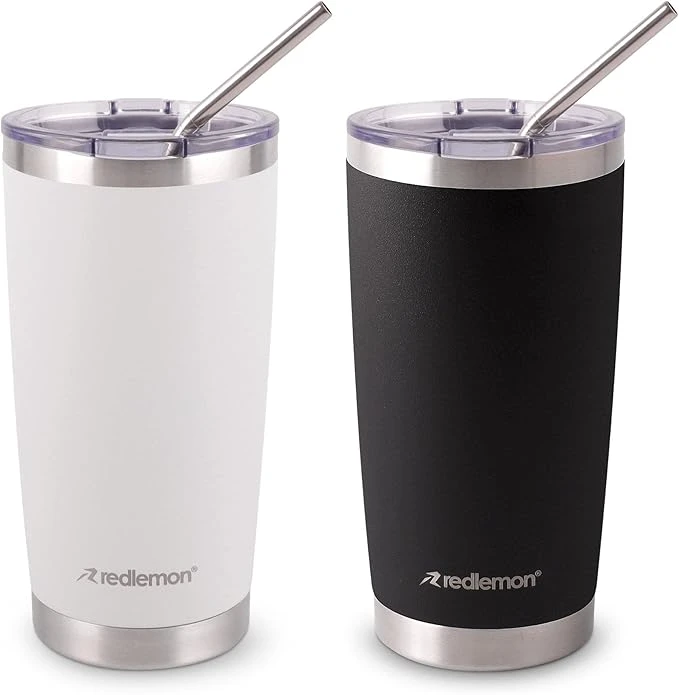 Redlemon Vaso Térmico Doble Pared de Acero Inoxidable 600 ml