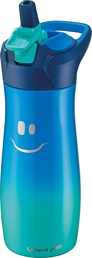 Botella de agua Unisex Child, Azul
