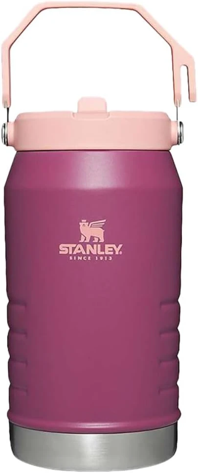 Jarra de flujo rápido Stanley, vaso termico de acero inoxidable con mango fácil de transportar