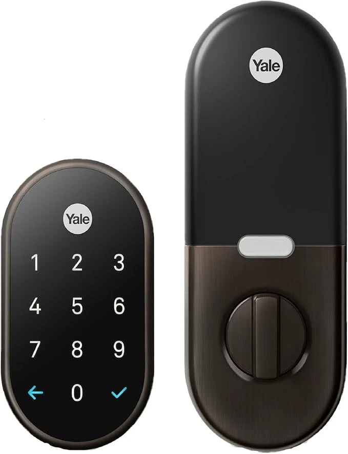 Cerradura Nest x Yale (bronce frotado con aceite)