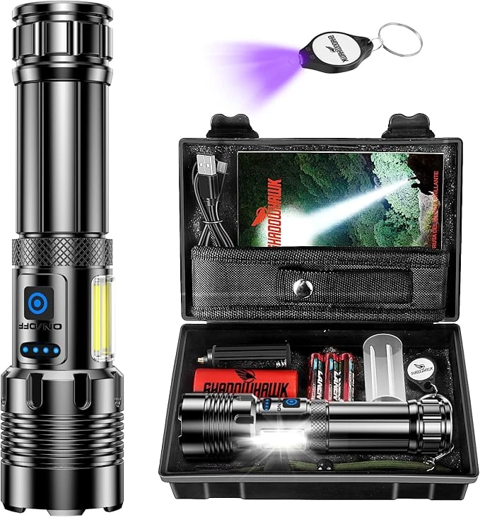 Linterna Led Recargable, Lampara De Mano