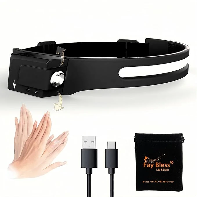 Recargable con sensor LED con ángulo ajustable