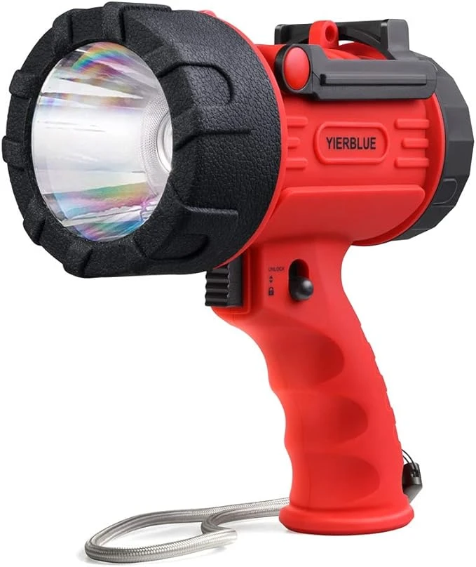 Foco recargable con LED de 800 lúmenes, linterna de mano