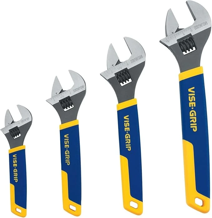 Juego de llaves ajustables Vise-Grip de 4 piezas de Irwin Tools