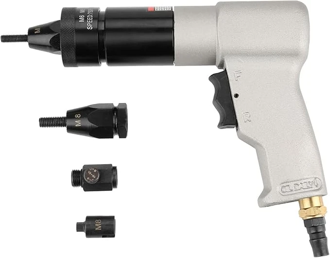 Pistola remachadora de aire Tuerca de tiro Pistola neumática automática Herramienta de pistola de tuerca remachadora