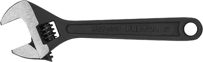 Llave ajustable (perico) 6" pavonada