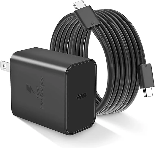 Cargador rápido USB C de 45 W para Cargador Samsung