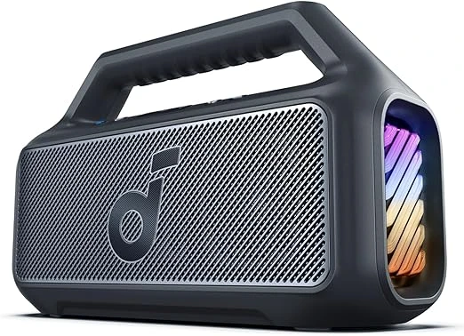 Bocina, 80W RMS y Tecnología BassUp, 24 Horas de reproducción