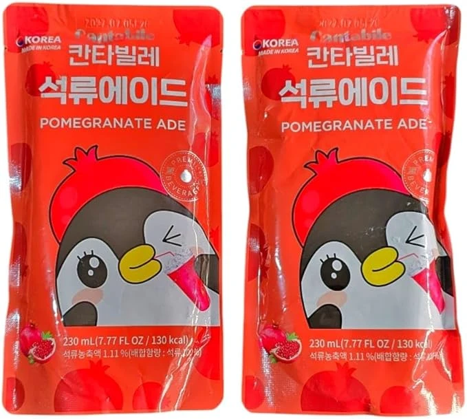 Bebida Coreana Sabor Granada