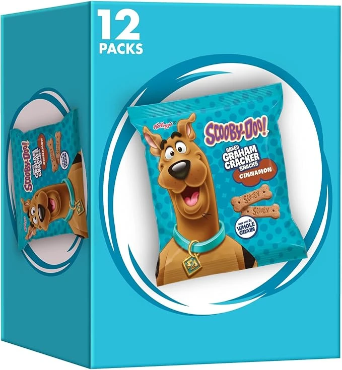 Palitos de galleta Graham de canela de Scooby-Doo! de Keebler, 12 unidades