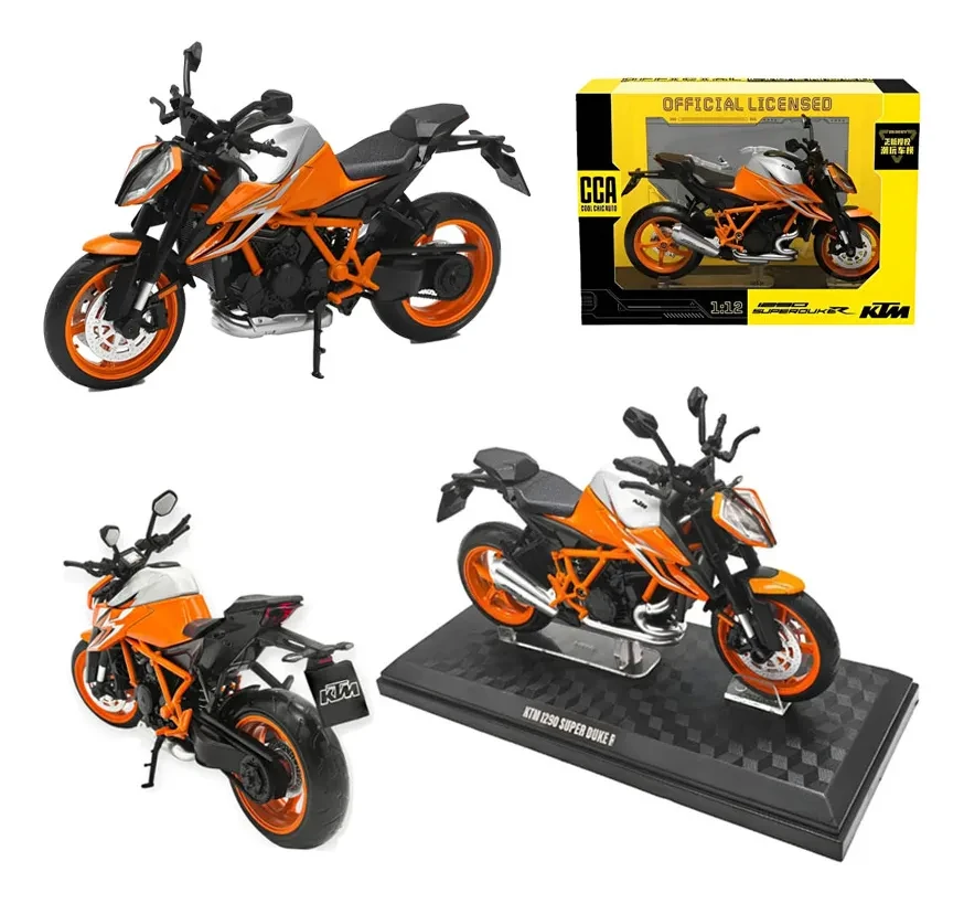 Ktm 1290 Super Duke R Motocicleta A Escala 1/12 Color