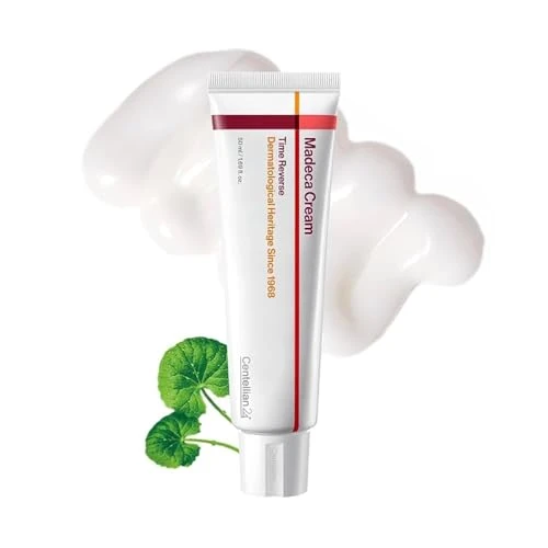 CENTELLIAN 24 Madeca Cream Time Reverse (1.69 fl oz) - Avanzada absorción rápida y nutritiva, hidrata, reafirma y reduce las arrugas, baja irritación, cuidado coreano de la piel, centella asiática, colágeno